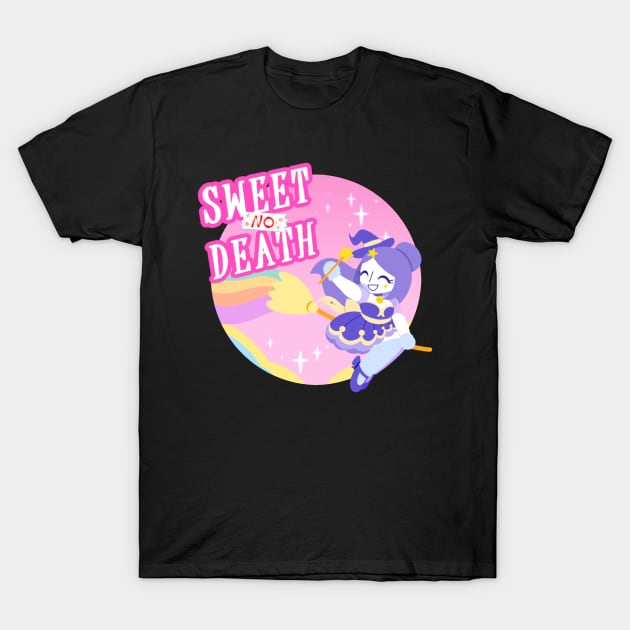 Sweet No Death - Title Circle T-Shirt by arcadekitten